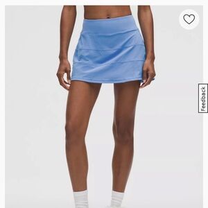 Lululemon Athletica Blue Skater Mini Skirt for Athletic Wear